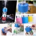 Enshey Ultrasonic USB Humidifier Mini Air Diffuser Cool Mist Portable Aroma Humidifier with Water Bottles Car Air Purifier Steam Diffuser Travel Humidifying Device for Travel Office Car Baby Bedroom - B071RP3WW6